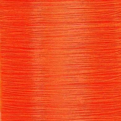 Fire orange UTC thread spool – ultra-bright thread for hot spots and high-visibility flies.