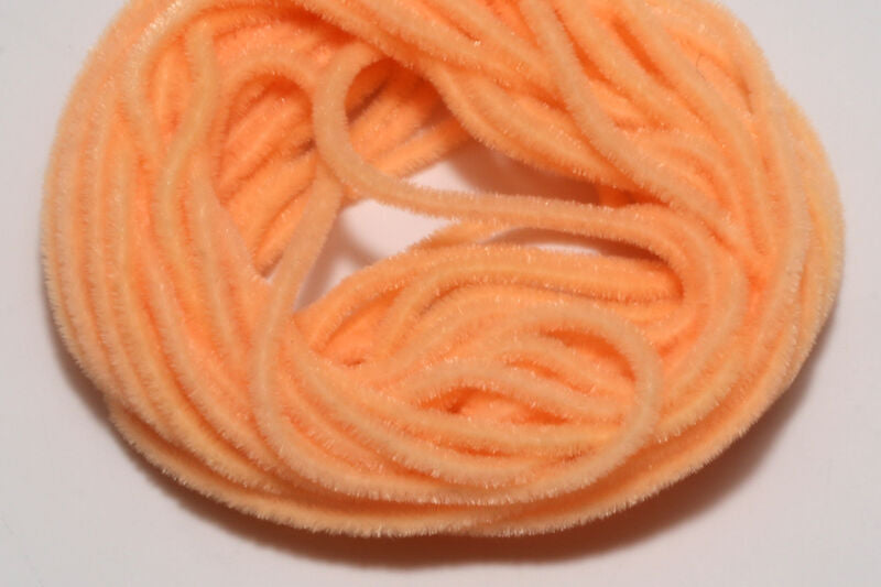 Ultra Chenille in shrimp pink – slightly richer pink for tying scuds, worms, or steelhead flies.