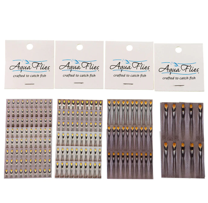 Un-Real Jungle Cock by Aqua Flies – realistic synthetic feather eyes with durable film and vivid color for classic and modern fly patterns.