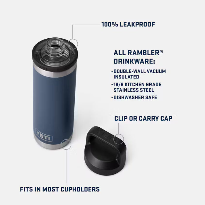 Yeti Rambler 18oz Bottle w/ Chug Cap