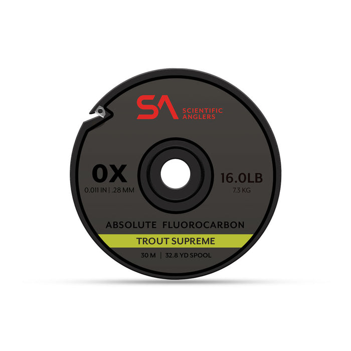 Scientific Anglers Absolute Trout Supreme Fluorocarbon Tippet // 0X-7X