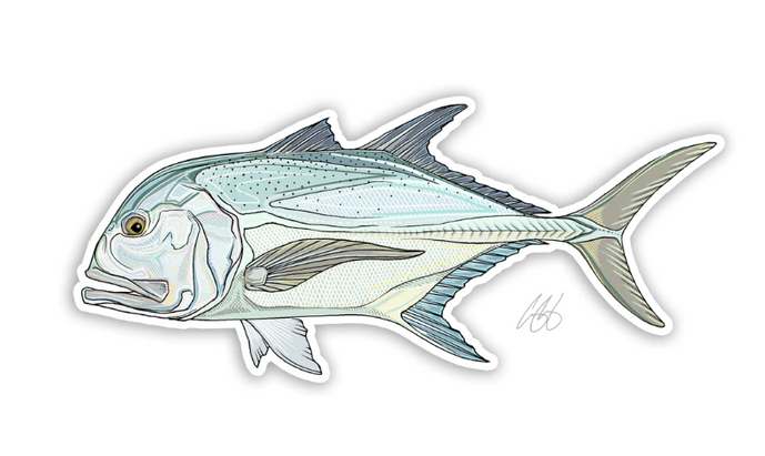Casey Underwood Giant Trevally Decal
