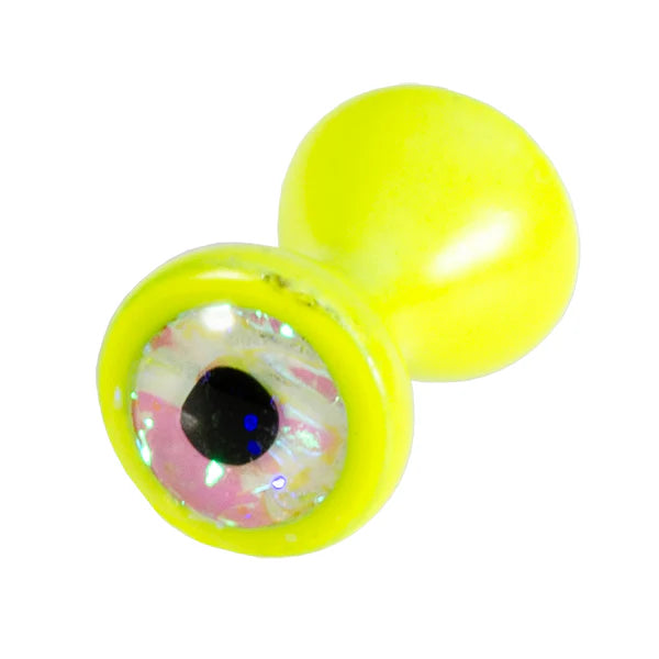 Montana Fly Company tungsten dumbbell eyes for fly tying, ultra-dense weighted eyes ideal for streamers and nymphs, providing fast sink rates, balanced profiles, and improved hook orientation.