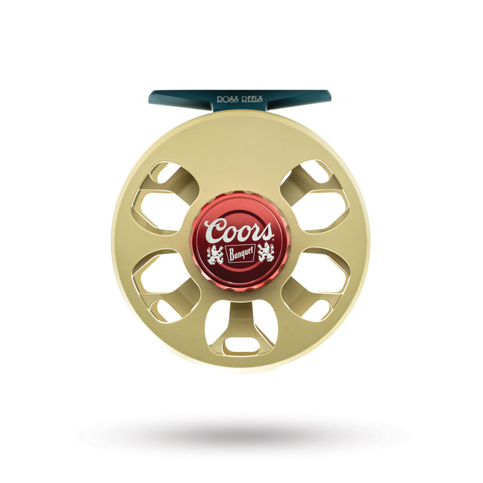 coors banquet fly reel Ross San Miguel Coors Banquet x Ross Reel