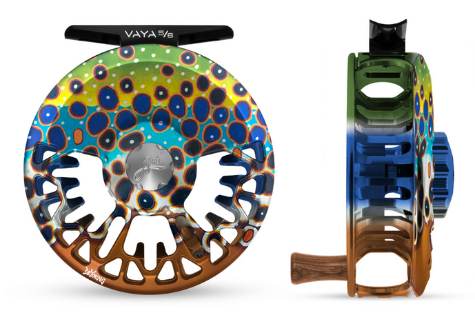 Abel Vaya Fly Reel // DeYoung Brown Trout Flank