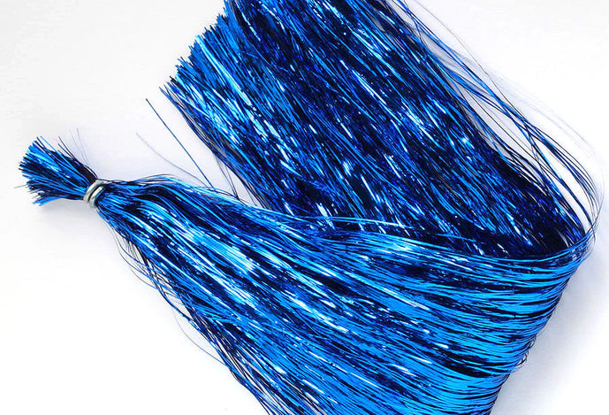 Flashabou by Nature's Spirit in Dark Blue – premium synthetic fly tying material adding flash and movement to streamers, nymphs, and baitfish patterns.