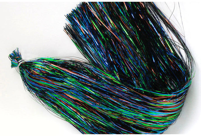 Flashabou by Nature's Spirit in June Bug – premium synthetic fly tying material adding flash and movement to streamers, nymphs, and baitfish patterns.