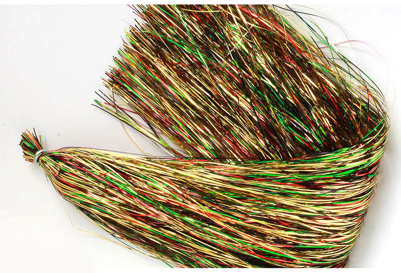 Flashabou by Nature's Spirit in Perch – premium synthetic fly tying material adding flash and movement to streamers, nymphs, and baitfish patterns.