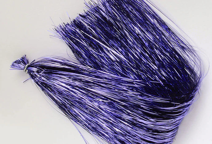 Flashabou by Nature's Spirit in Purple – premium synthetic fly tying material adding flash and movement to streamers, nymphs, and baitfish patterns.