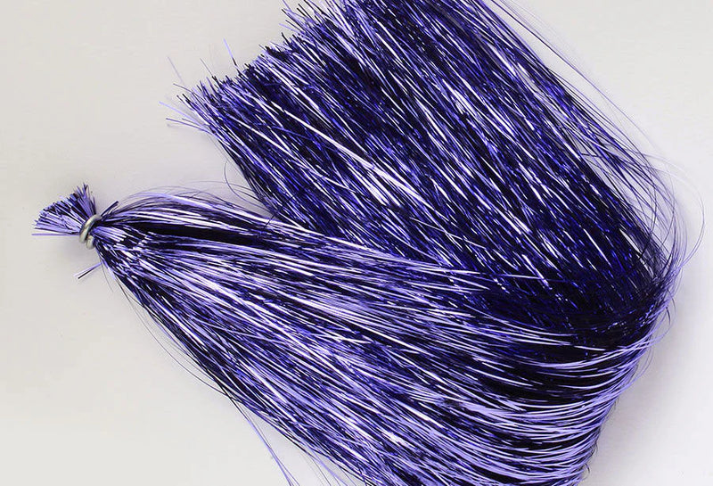 Flashabou by Nature's Spirit in Purple – premium synthetic fly tying material adding flash and movement to streamers, nymphs, and baitfish patterns.