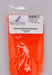 Fish Hunter Blood Quill Marabou in hot orange—vibrant, flowing marabou feathers ideal for adding high-visibility color and lifelike motion to steelhead, salmon, and attractor patterns.