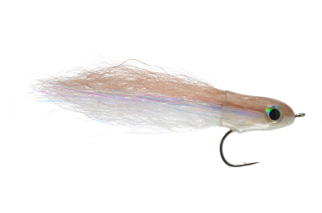 airhead saltwater streamer in tan and white