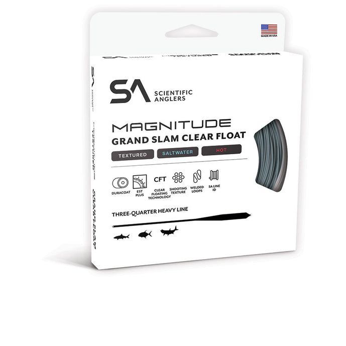 Magnitude Textured Grand Slam 10' Clear Tip Floating Line | Scientific Anglers
