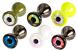 Montana Fly Company tungsten dumbbell eyes for fly tying, ultra-dense weighted eyes ideal for streamers and nymphs, providing fast sink rates, balanced profiles, and improved hook orientation.