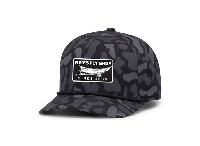 Red's Drift Boat Patch Trucker Hat