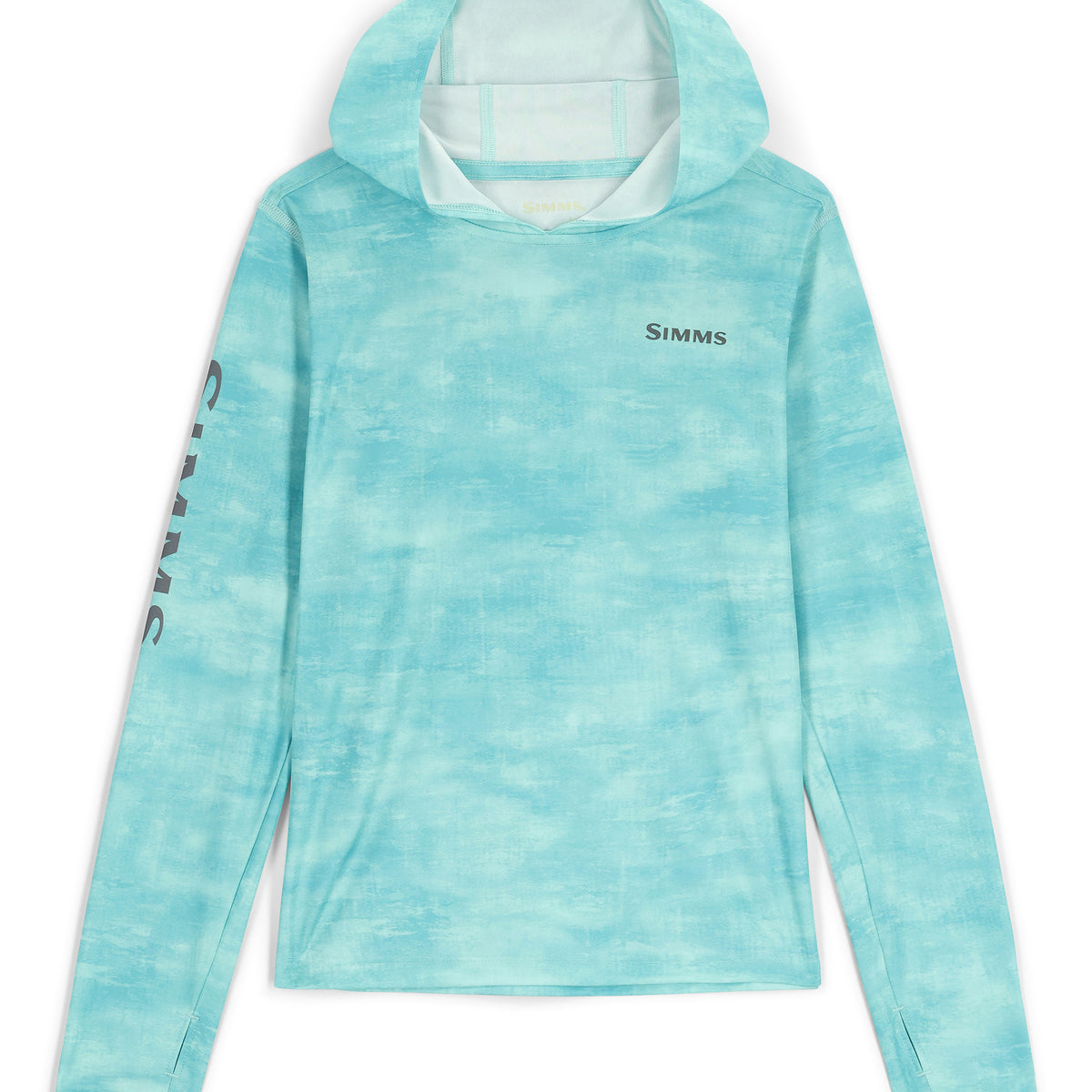 Sweat Capuche Enfant Simms Fishing Solar Tech – Aruba, Taille L, UPF 50