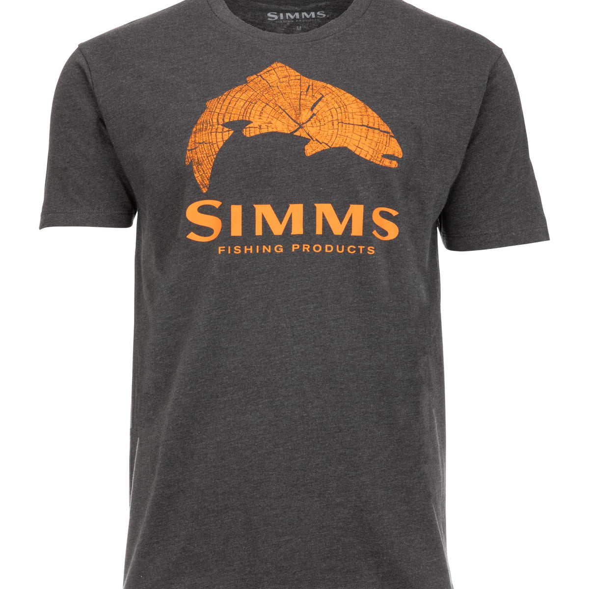 Simms Men's Wood Trout Fill T-Shirt M / Flame