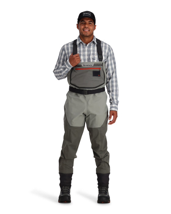 Simms Freestone Stockingfoot Waders - Men's Smoke / XLS