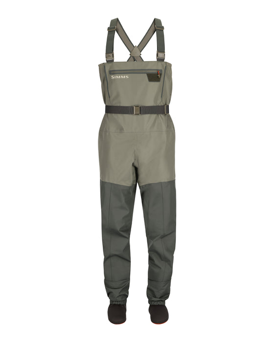 Simms Freestone Stockingfoot Waders for Women - 4 Layer Waterproof Chest  Waders with Gravel Guards - Breathable Fishing Stocking Foot Waders -  Fleece