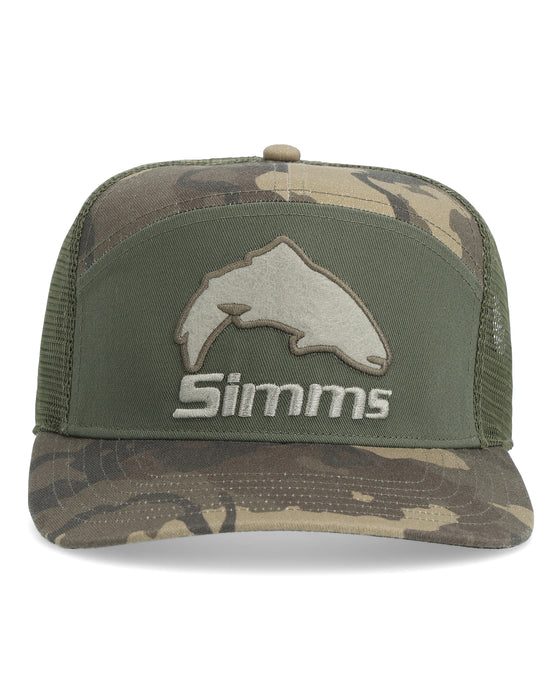 Simms Brown trout 7-Panel Trucker