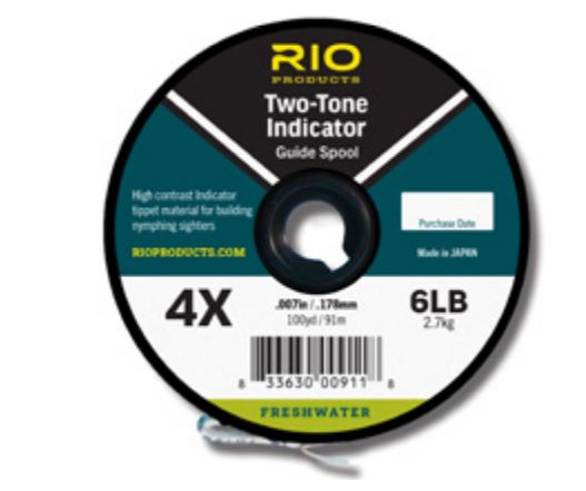 RIO 2-Tone Indicator // Euro Nymphing Sighter Material 100 Yard