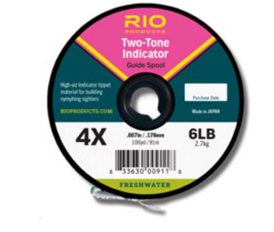 RIO 2-Tone Indicator // Euro Nymphing Sighter Material 100 Yard