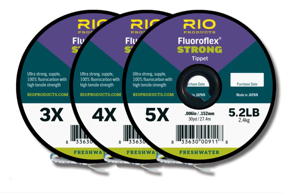 Rio Fluoroflex Strong Tippet - 3 Pack, 4X-6X