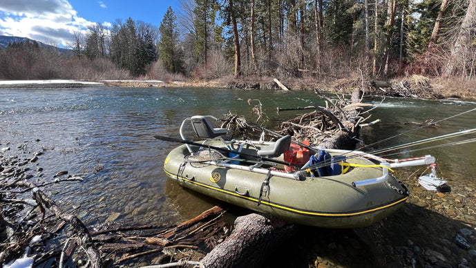 WaterMaster Bruin 2-3 Person Fishing Rafts // Upgraded with Sawyer Stealth Oars