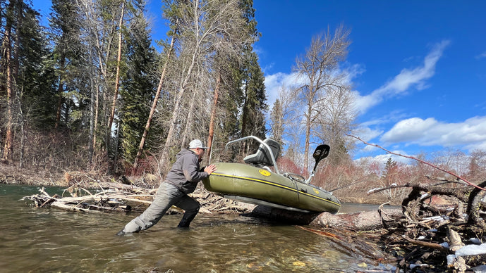 WaterMaster Bruin 2-3 Person Fishing Rafts // Upgraded with Sawyer Stealth Oars