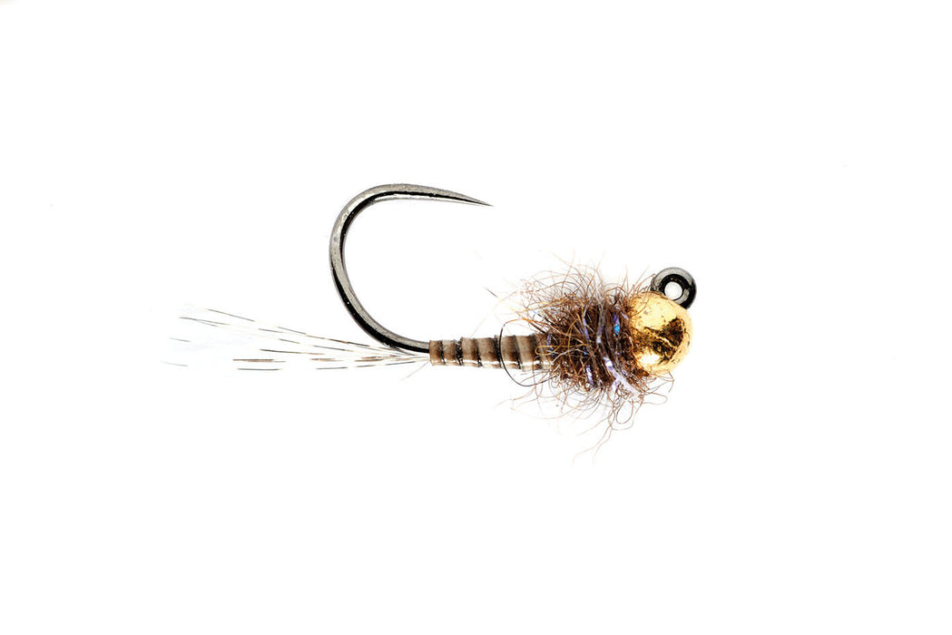 barbless fishing lures Krippled Anchovy Tandem, #400 Lemon-Lime on Gold Krippled Lures, USA Barbless Single Hook Features Quill Jig Barbless by Fulling