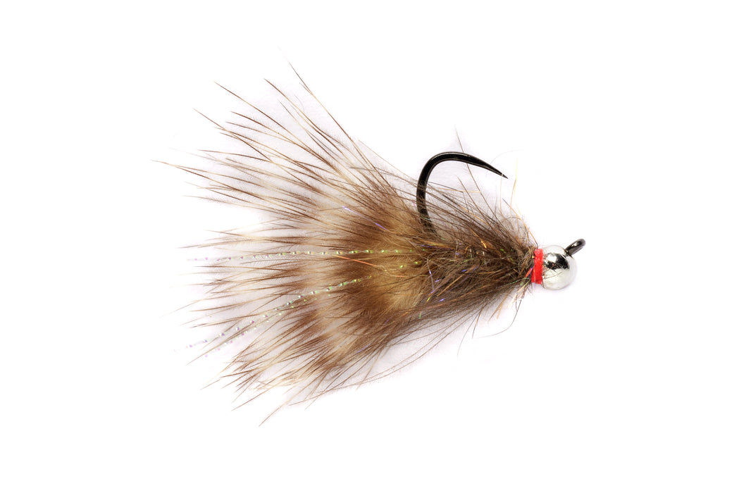 barbless lure steelhead fishing CDC Jig Streamer Minnow Barbless Sz. 14d 3.2mm