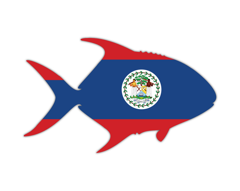 belize flag permit sticker