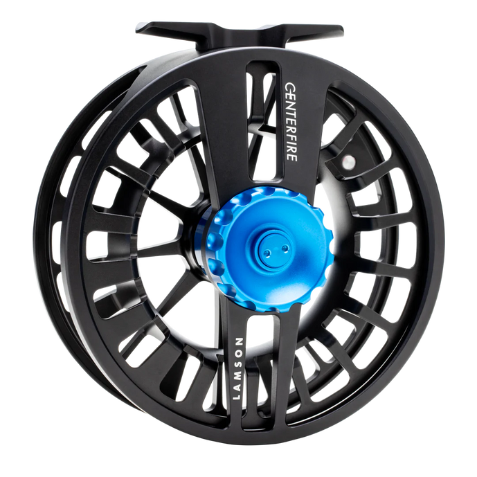 lamson centerfire fly reel black