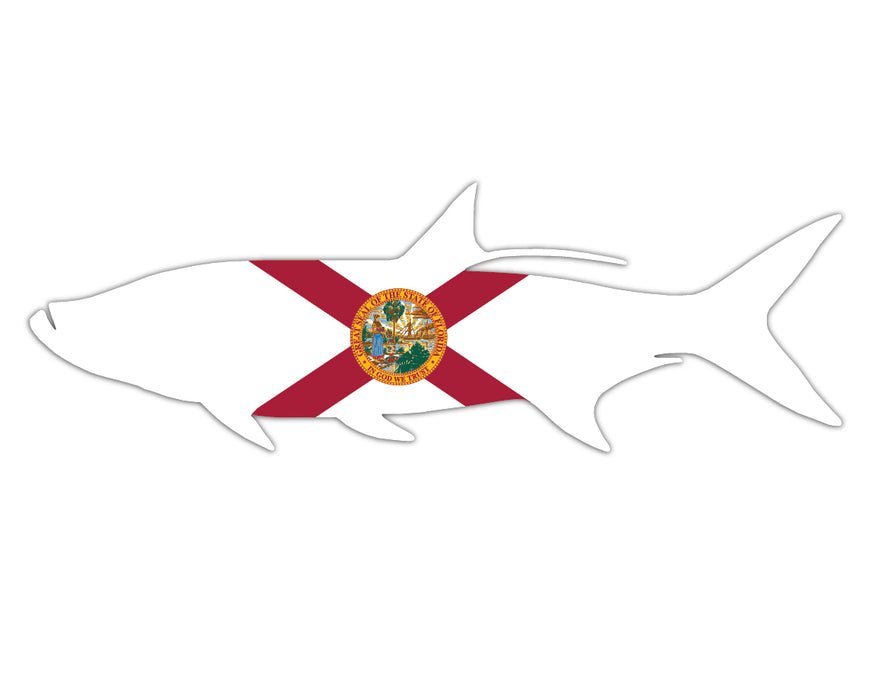 Redfish Florida Fishing Shirt with FL State Flag Sleeve