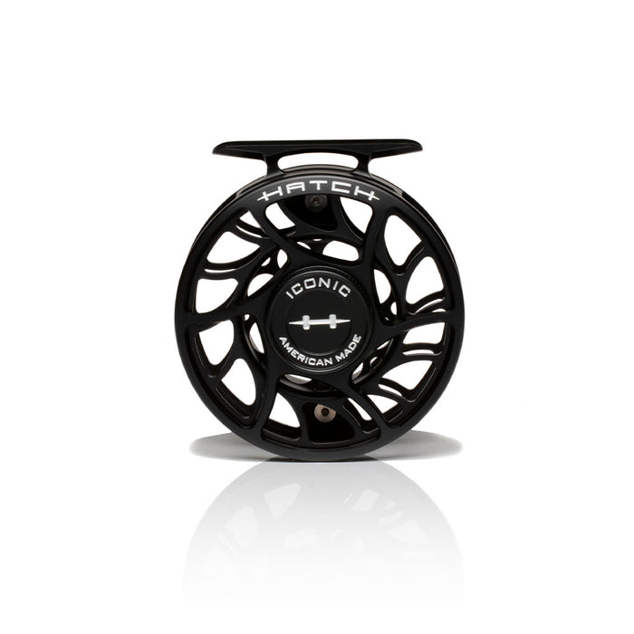 free & fast delivery Perfect Hatch The Veteran Fly Reel 3/4 WT, Black