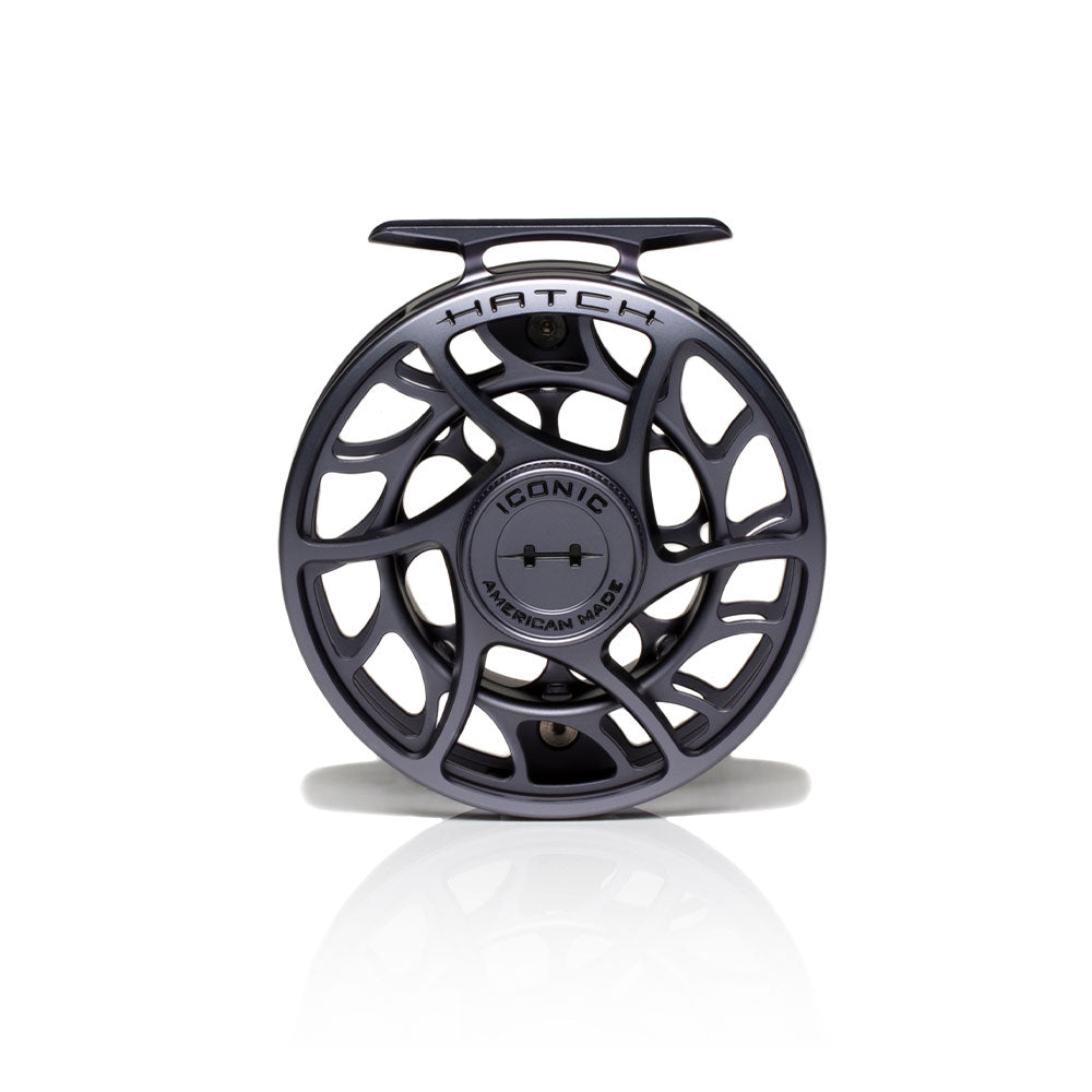 ハッチ アイコニック 5+ HATCH ICONIC ラージアーバー Hatch Iconic Fly Reel // 5 Plus — Red's Fly Shop