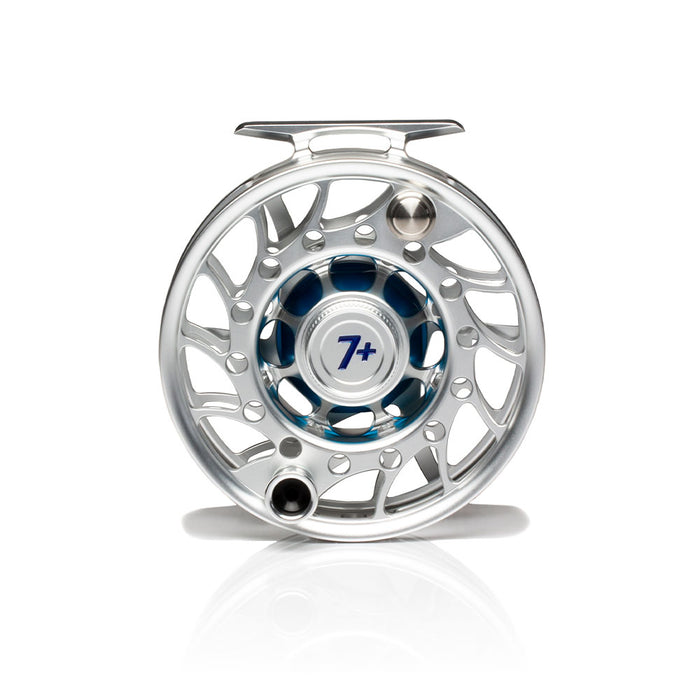 Hatch Iconic Large Arbor Fly Reel - 7 Plus - Clear/Red