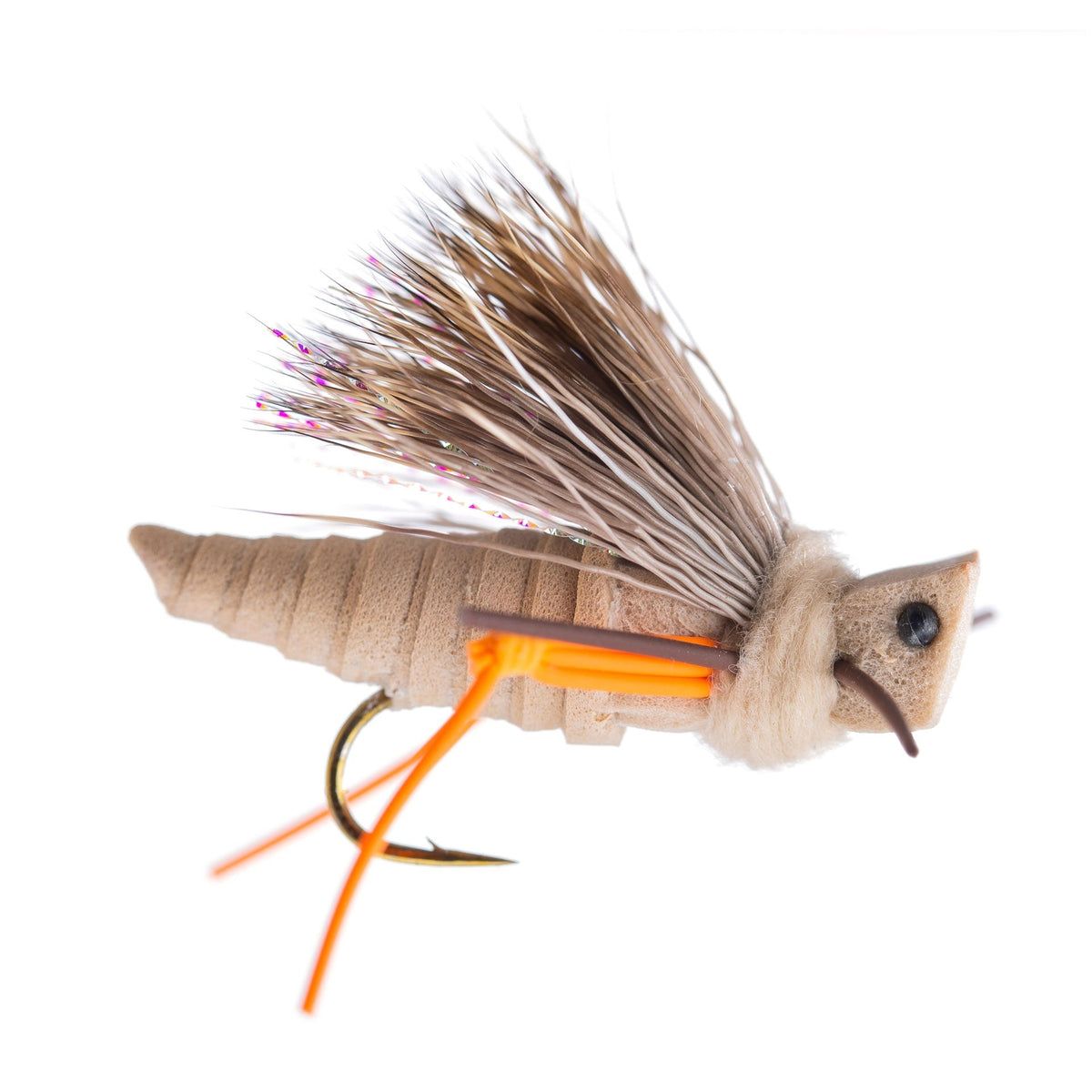  yazhida 12pcs Bionic Grasshopper Dry Fly Fishing  Flies昆虫疑似餌釣りルアーCarp Trout Muskie : Sports & Outdoors