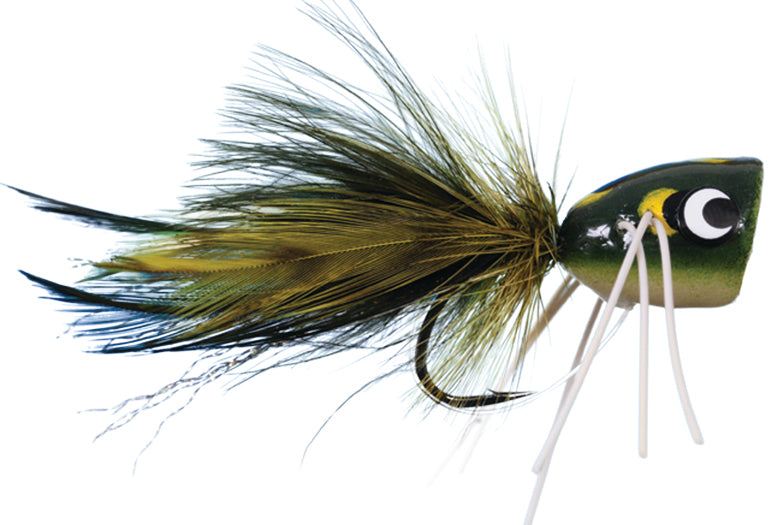 Bass Popper - Bass Fly, Smallmouth Bass Fly, a GREAT fly pattern