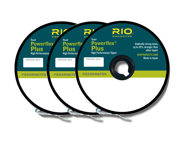 RIO Powerflex Plus Tippet - 3 Packs