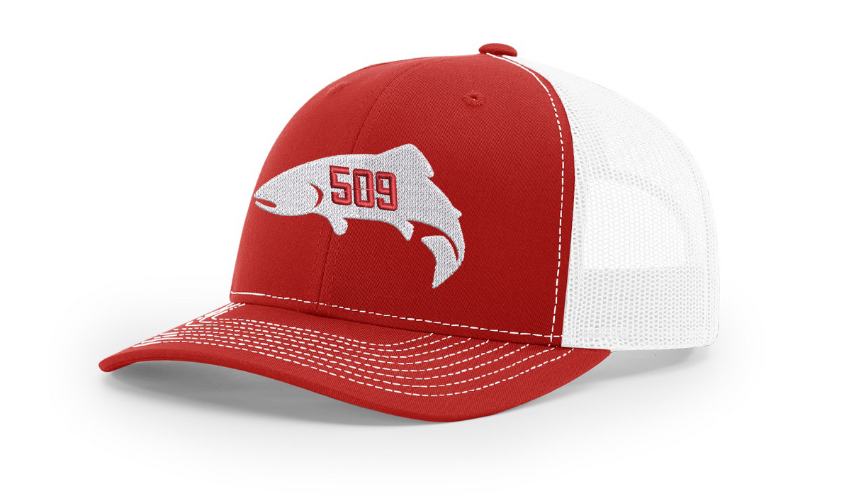 Red Truck Fly Fishing Co. Mountain Logo - Premium Snapback (Heathered Dark  Grey) - Red Truck Fly Fishing Co.