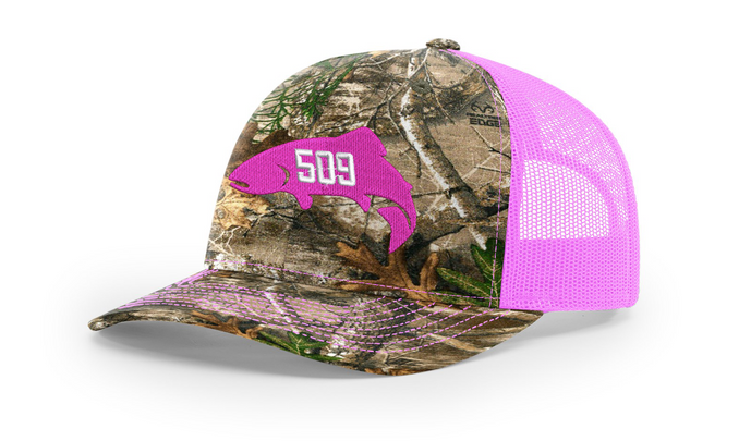 Red's 509 Fish Logo'd Trucker Hat