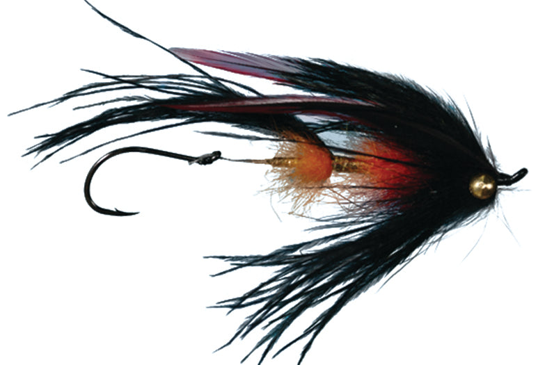 Complicated classic salmon fly.For more info on fly reels and fly