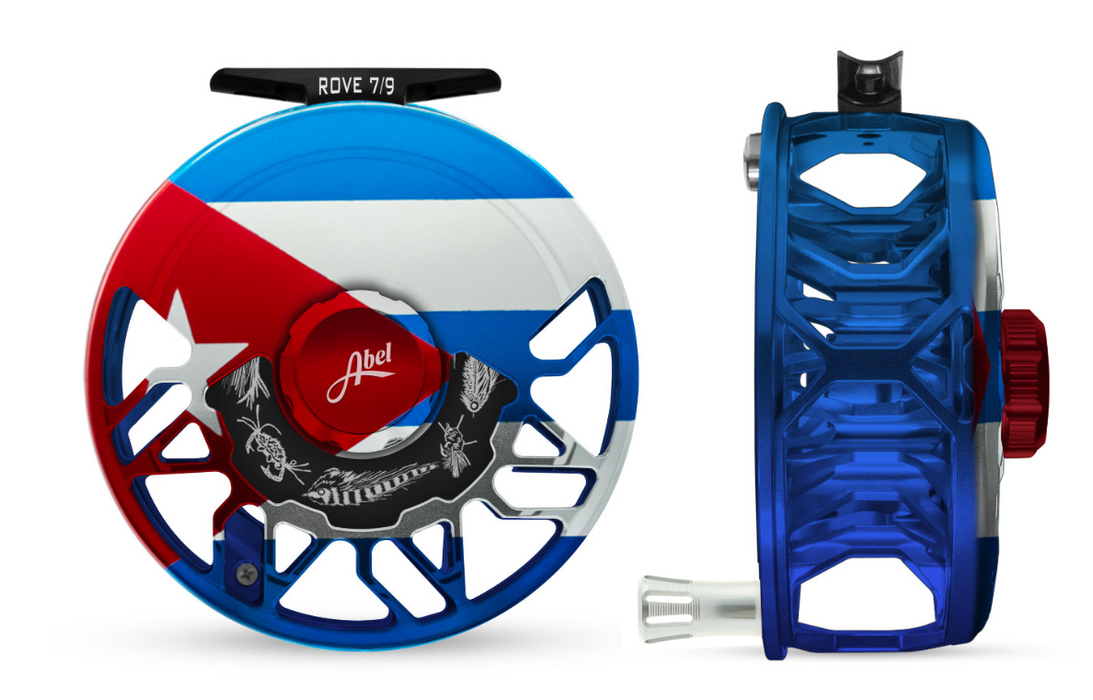Abel Rove Fly Reel // Cuba Flag — Red's Fly Shop