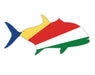 seychelles giant trevally sticker for gt trips