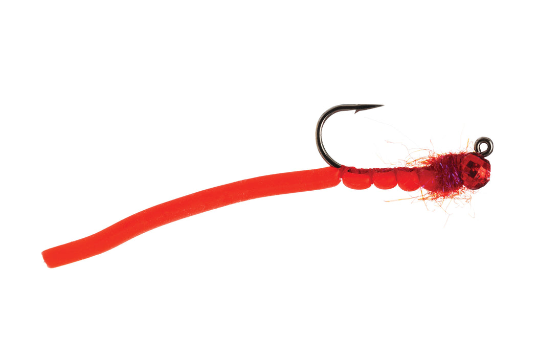 Squirmy Wormie Jig Red