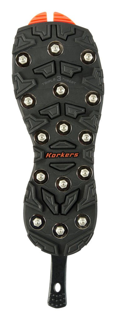 Korkers OmniTrax Triple Threat Carbide Spike Sole - 12