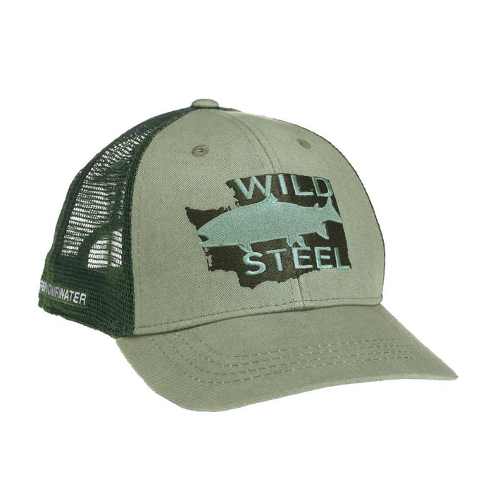 REP YOUR WATER - Trucker Caps - Wild WA Steel