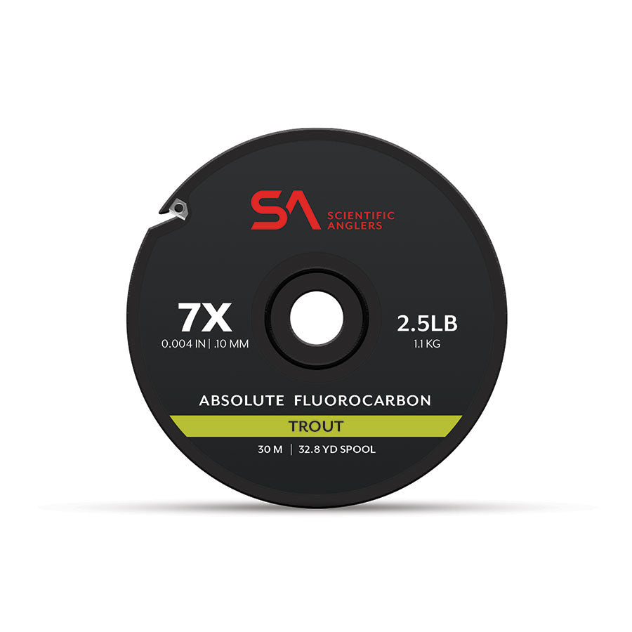 Scientific Anglers Absolute Fluorocarbon TROUT // Supple Tippet 0X