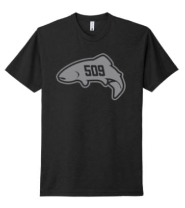 509 Trout T-Shirt // Black